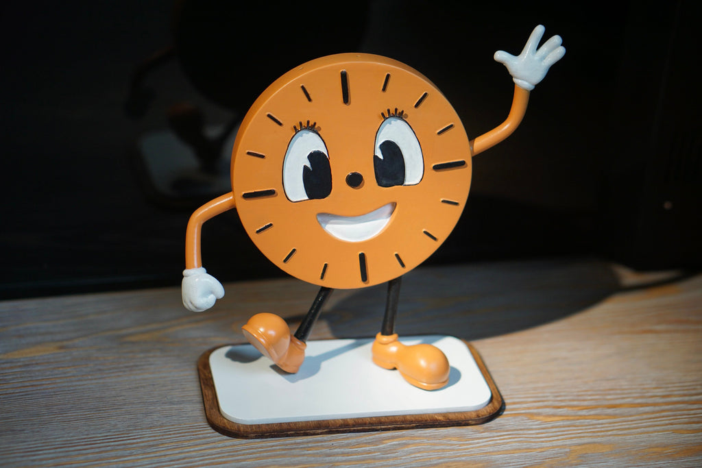 Miss Minutes Figure, TVA Clock, Desk Prop figurine, 6 inches tall