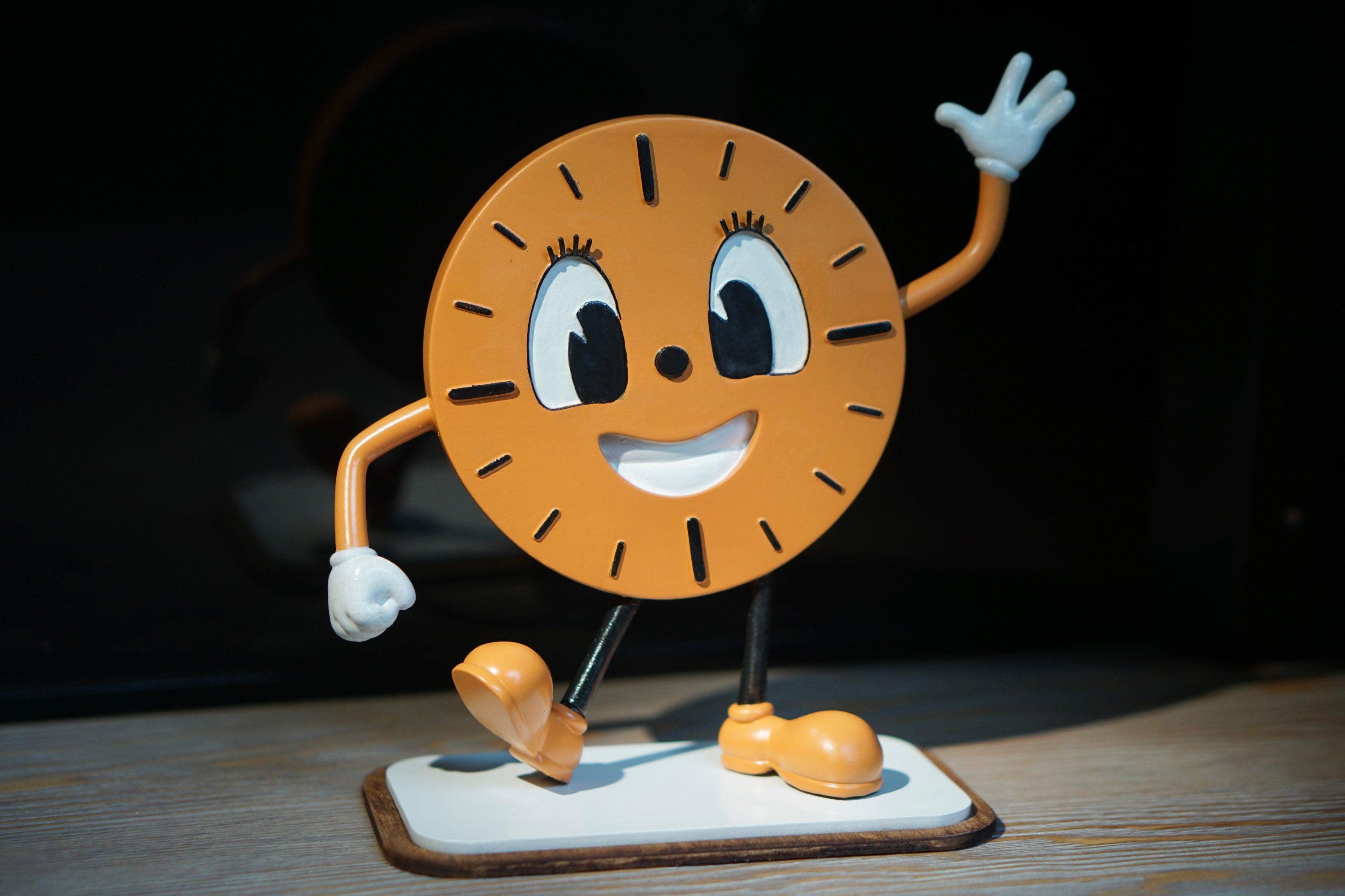 Miss Minutes Figure, TVA Clock, Desk Prop figurine, 6 inches tall