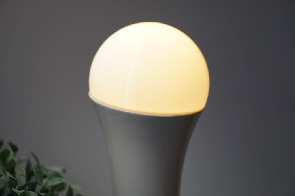 ORB, contemporary accent lamp, sci-fi light, modern lamp!