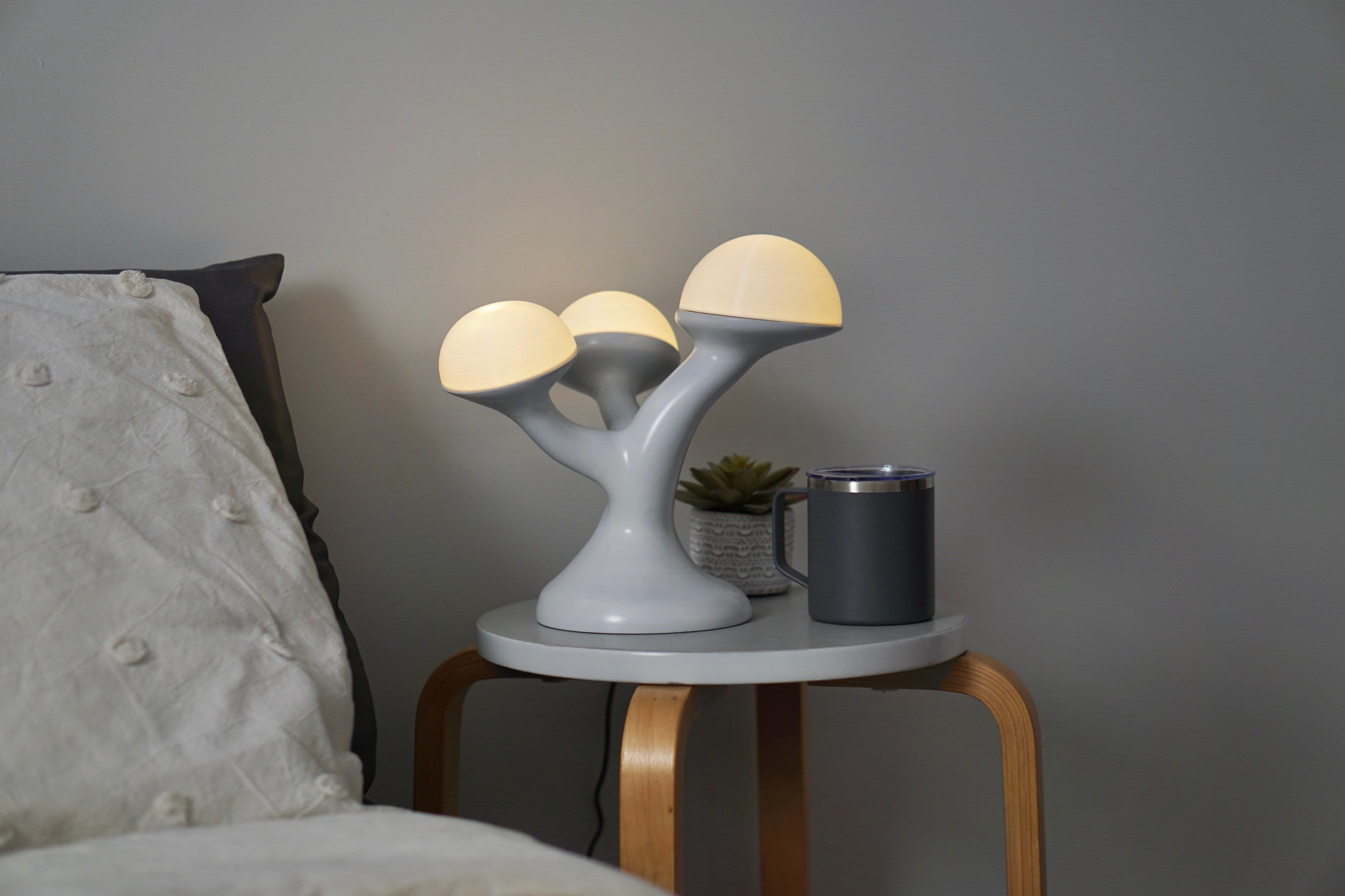 Mushroom Lamp, plant inspired light, tree accent light, Modern light, nature lamp, contemporary light , Modern Accent Lamp, Sci fi lamp