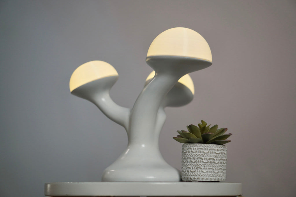 Mushroom Lamp, plant inspired light, tree accent light, Modern light, nature lamp, contemporary light , Modern Accent Lamp, Sci fi lamp