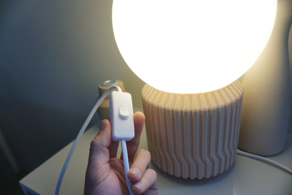 SPIRAL. Contemporary lamp, boho light, minimal table lamp, modern lighting!