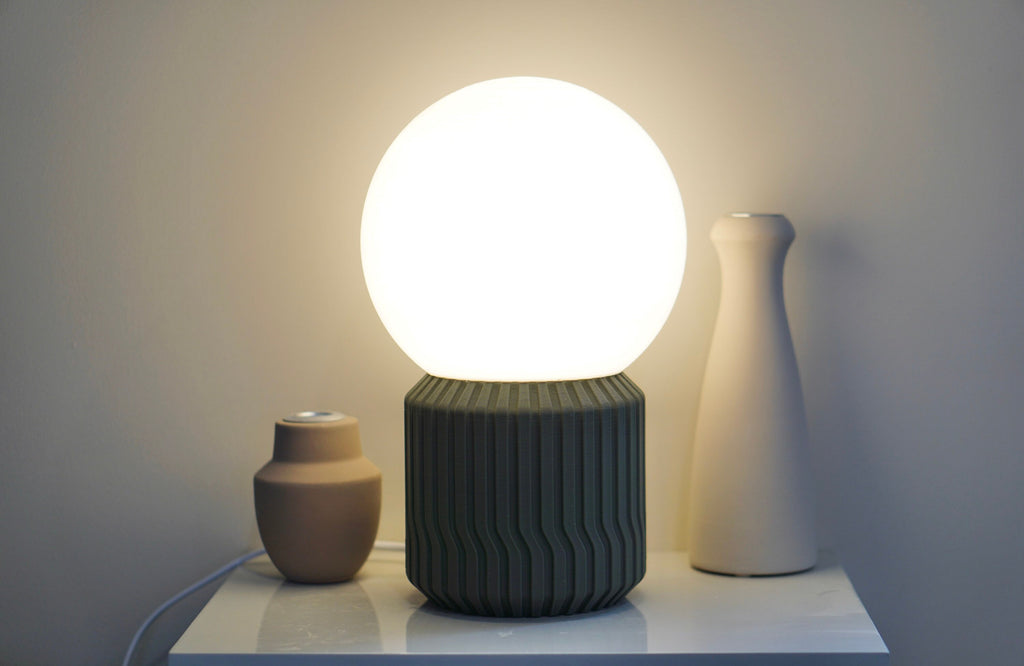 SPIRAL. Contemporary lamp, boho light, minimal table lamp, modern lighting!