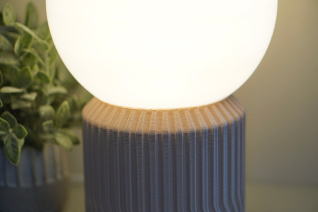 SPIRAL. Contemporary lamp, boho light, minimal table lamp, modern lighting!
