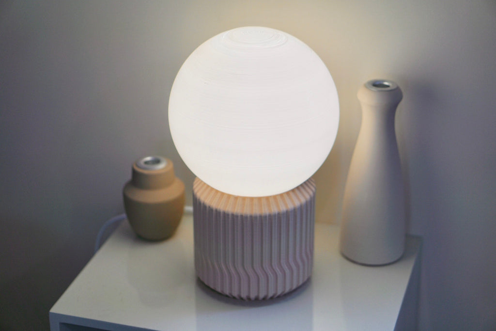 SPIRAL. Contemporary lamp, boho light, minimal table lamp, modern lighting!