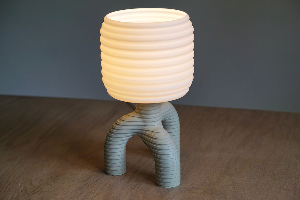 SQUIGGLE Table lamp - Modern Accent lamp - Futuristic Lamp - Modern light - Quirky Lamp -