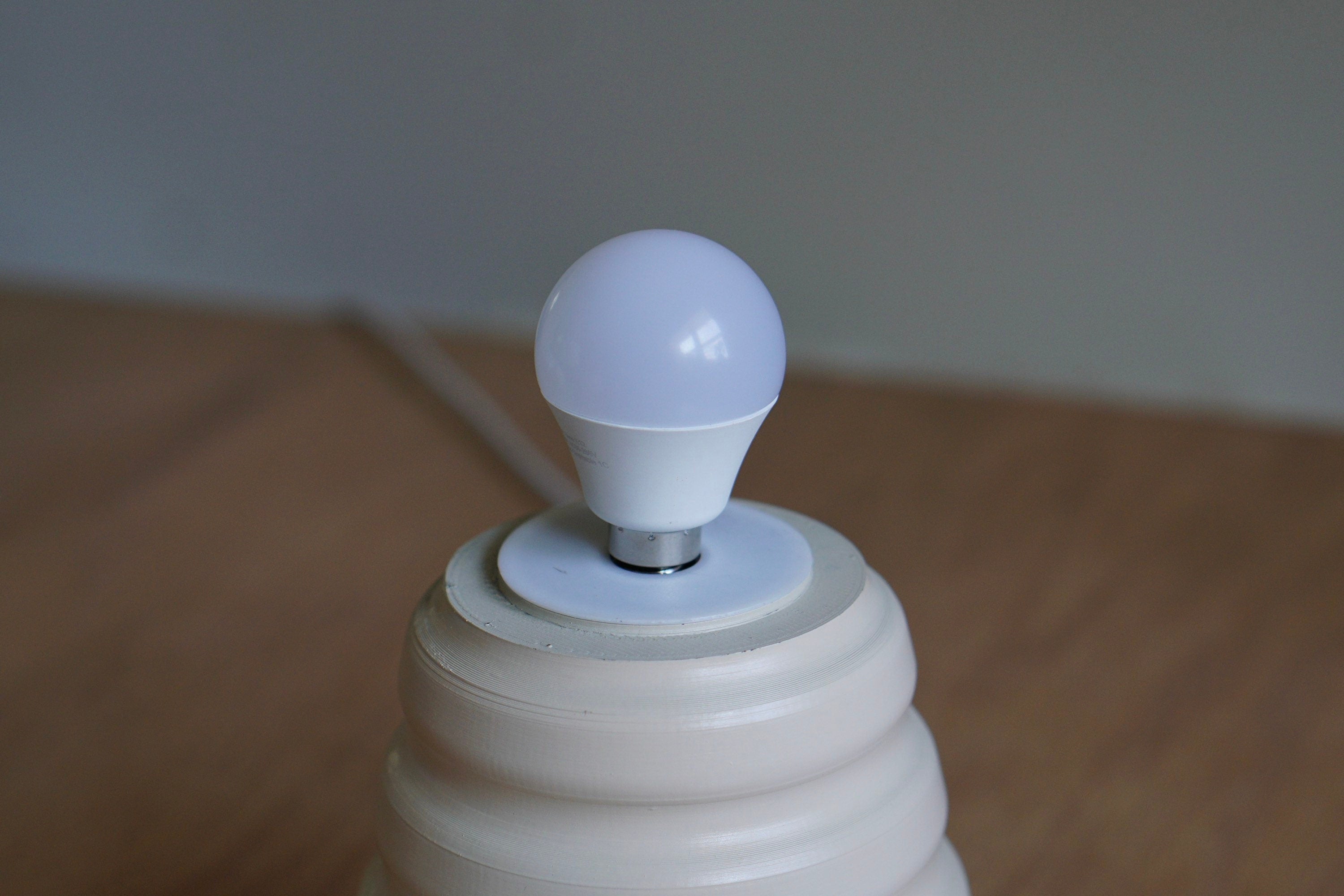 CURV - Modern Table Lamp - Unique Accent lamp - Wave Eco Lamp - Modern Accent Lamp - Quirky Lamp-