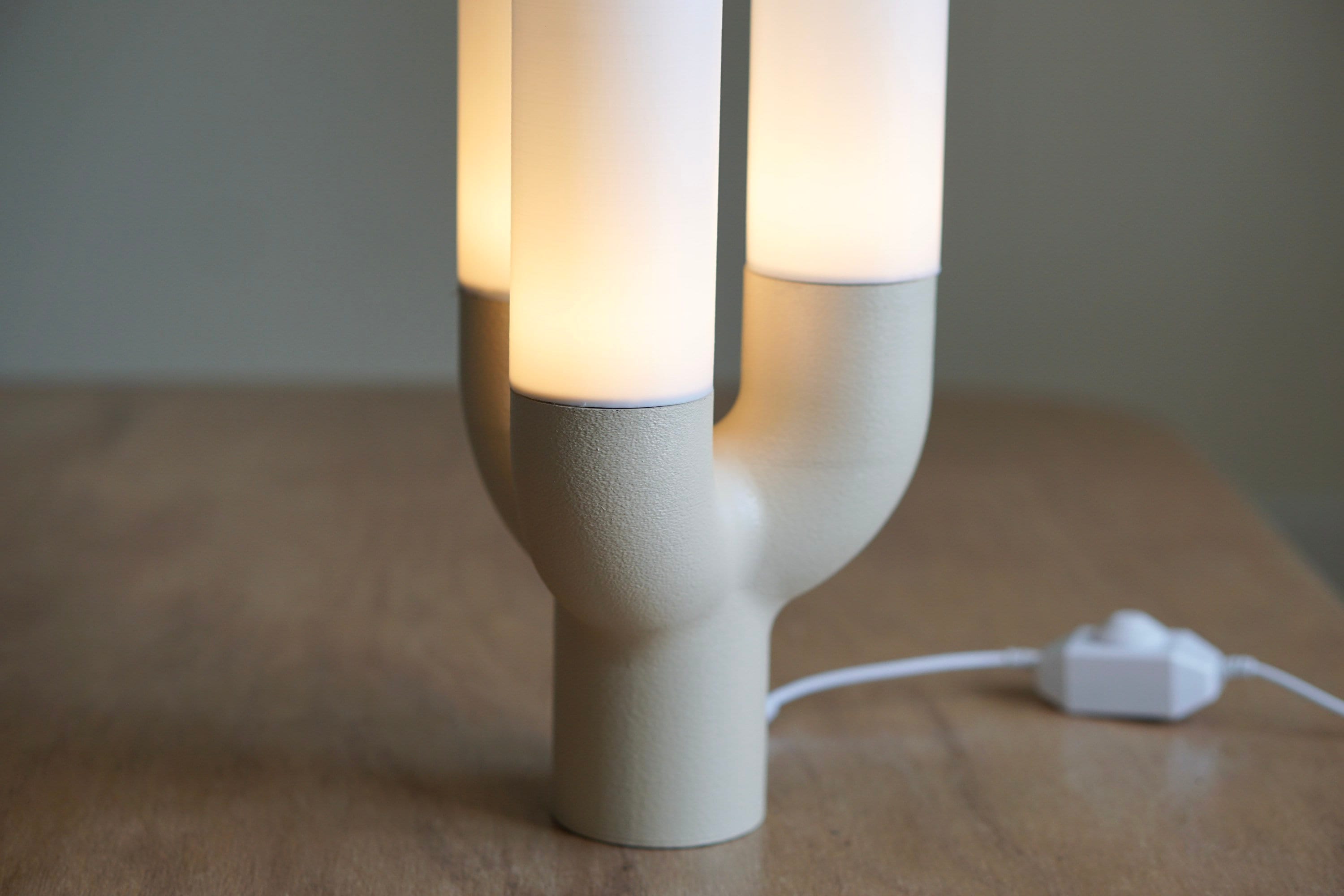 KACTI  - Modern Accent Lamp - Plant Lamp - Eco Lamp - Minimal Table Lamp - Mushroom Lamp - Quirky Lamp-