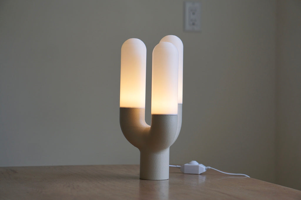 KACTI  - Modern Accent Lamp - Plant Lamp - Eco Lamp - Minimal Table Lamp - Mushroom Lamp - Quirky Lamp-