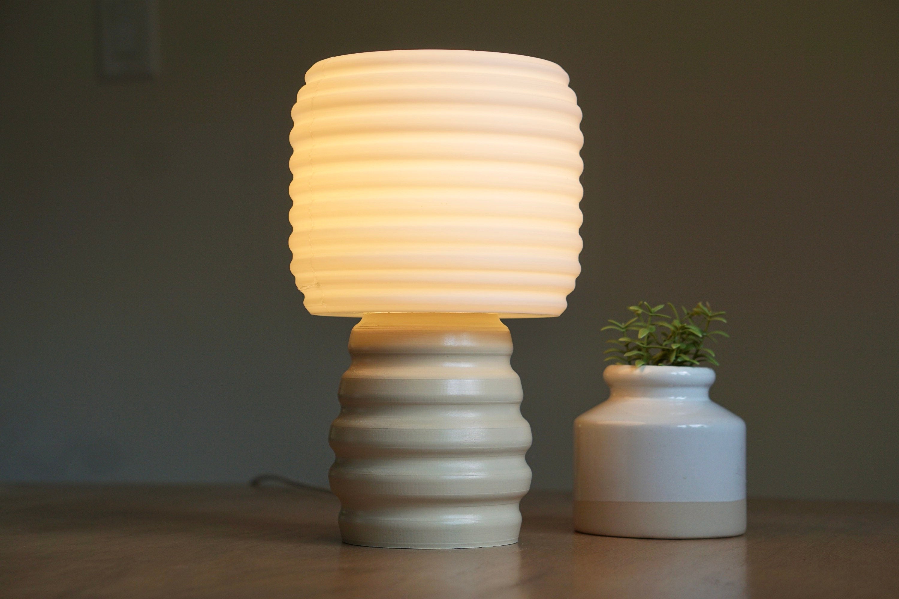 CURV - Modern Table Lamp - Unique Accent lamp - Wave Eco Lamp - Modern Accent Lamp - Quirky Lamp-