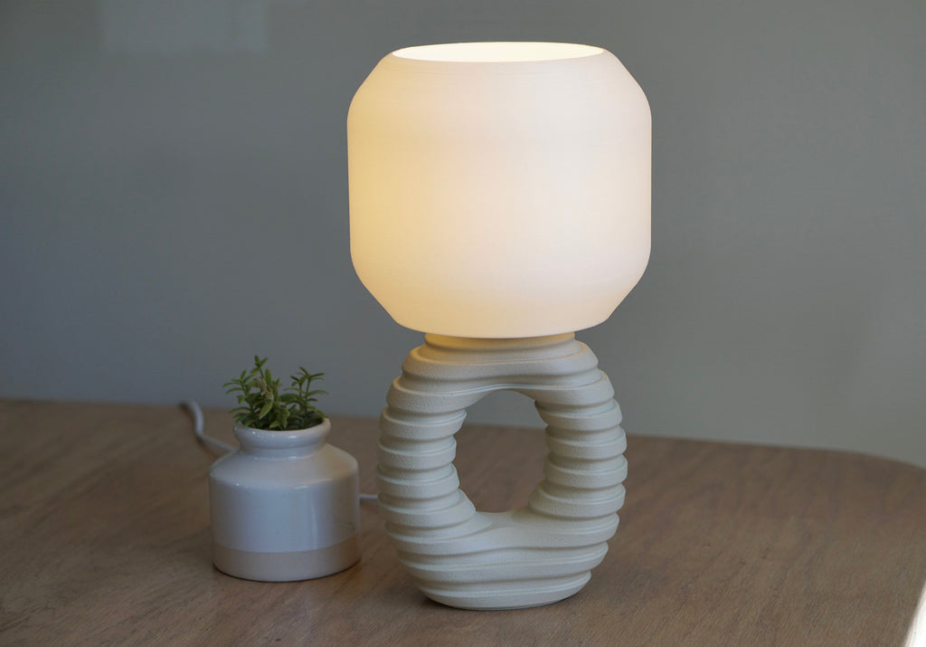 FLOW Table Lamp - Modern accent Lamp - Eco Friendly Lamp - Sci-fi Lamp - Futuristic Lamp -
