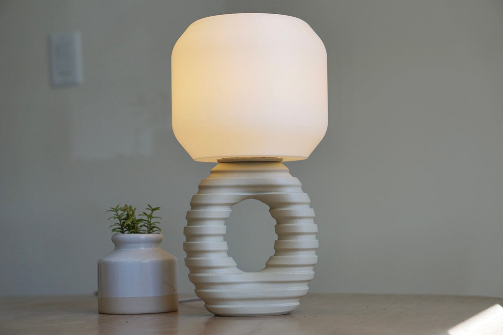 FLOW Table Lamp - Modern accent Lamp - Eco Friendly Lamp - Sci-fi Lamp - Futuristic Lamp -