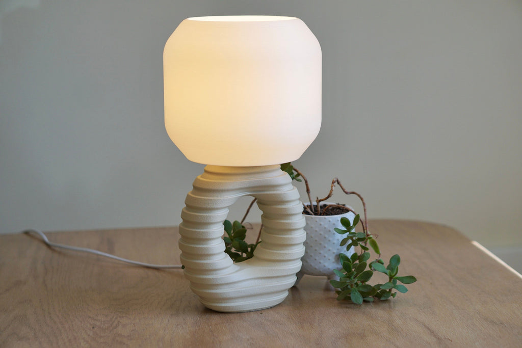 FLOW Table Lamp - Modern accent Lamp - Eco Friendly Lamp - Sci-fi Lamp - Futuristic Lamp -
