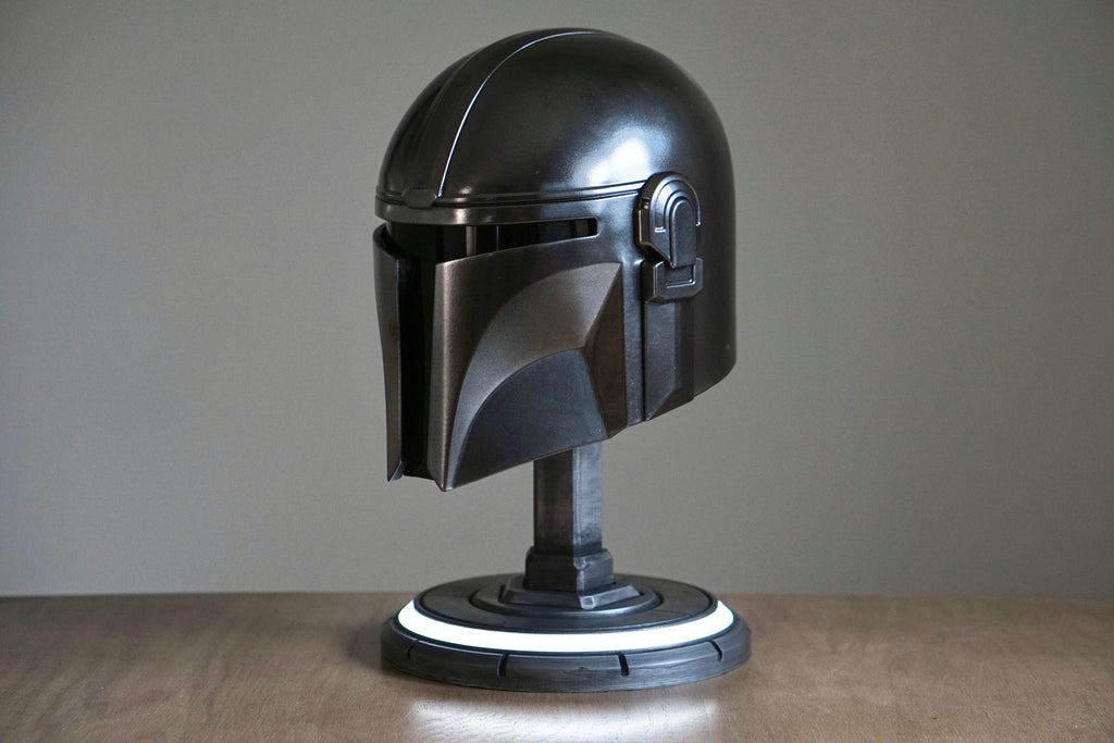 Star Wars Helmet Stand - Mandalorian Helmet Stand - Cosplay Helmet Stand - LED Helmet Stand - Mandalorian Season 3-