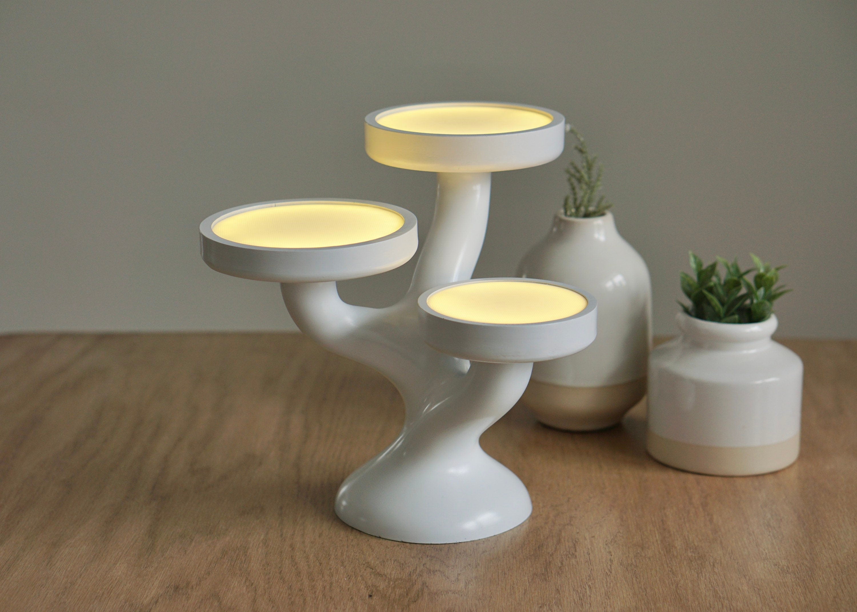 BRANCH - Organic Plant Inspired LED Lamp - Unique Accent Lamp - Mushroom Lamp -