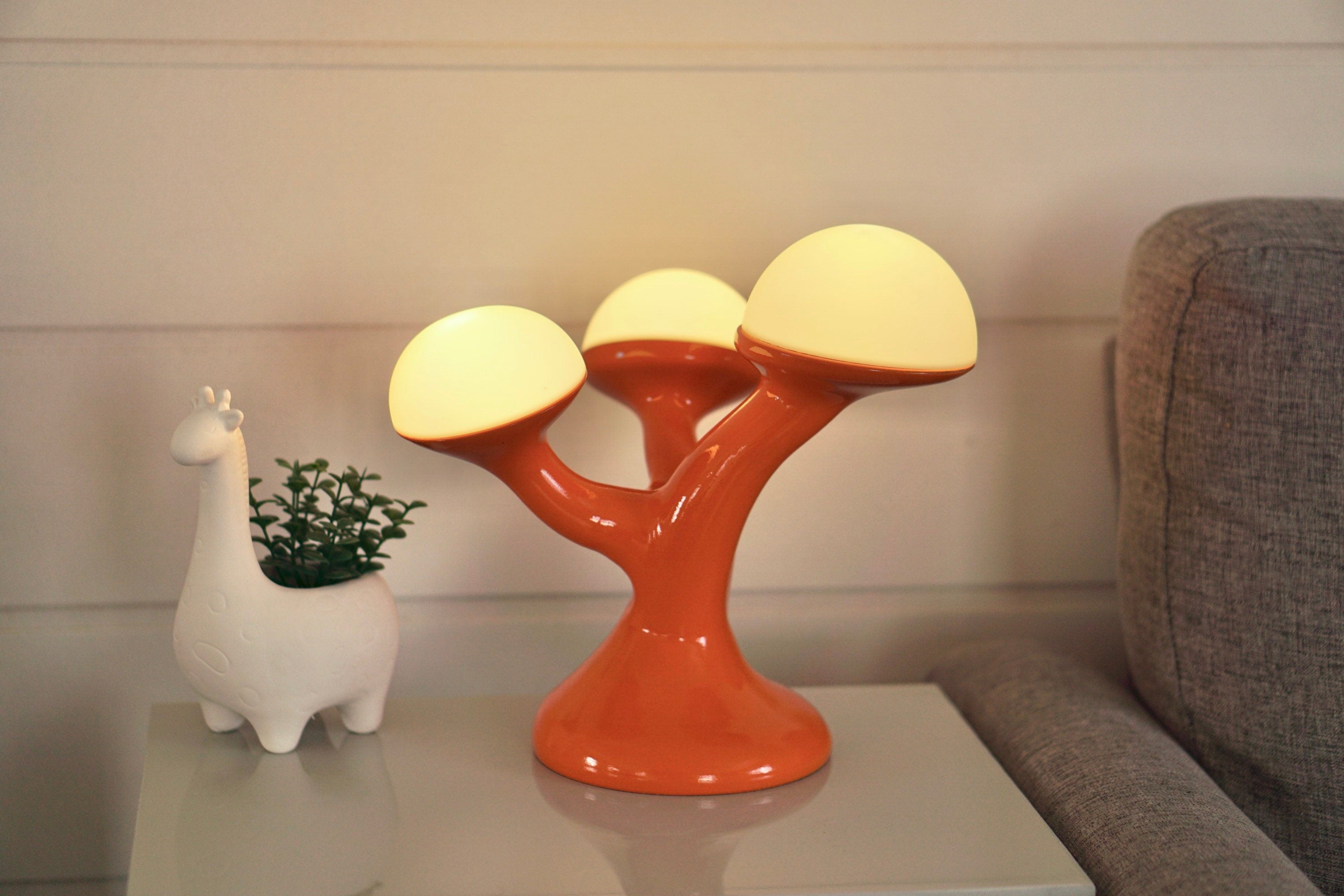 Mushroom Lamp, plant inspired light, tree accent light, Modern light, nature lamp, contemporary light , Modern Accent Lamp, Sci fi lamp