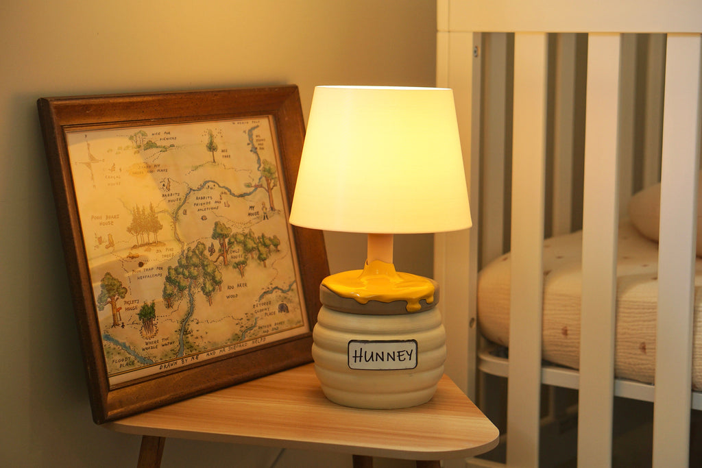 Honey Pot Lamp - Winnie the Pooh  Lamp - Hundred Acre Woods - Honey Lamp -