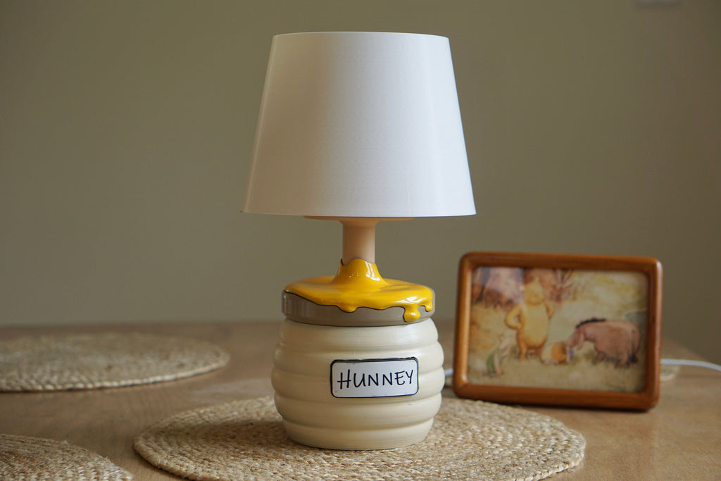 Honey Pot Lamp - Winnie the Pooh  Lamp - Hundred Acre Woods - Honey Lamp -