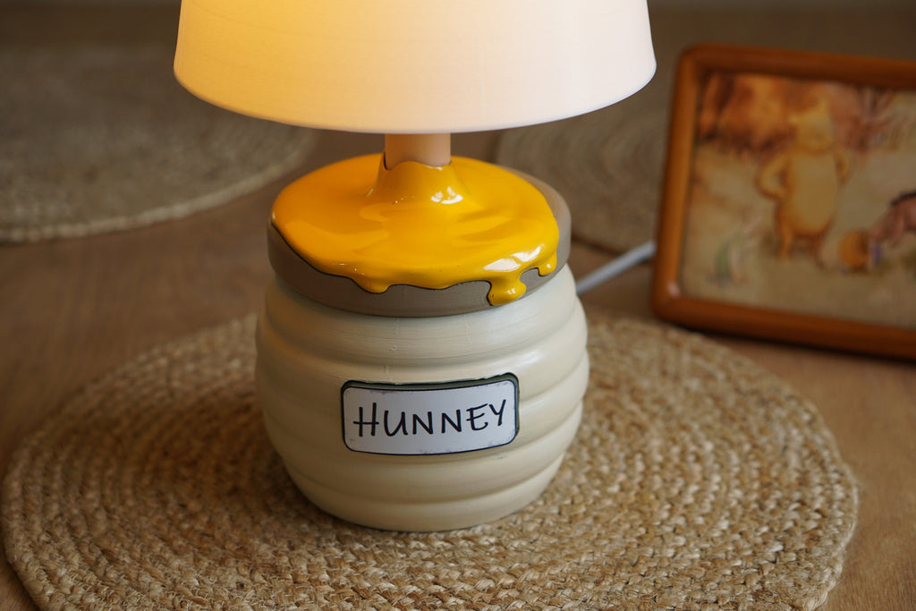 Honey Pot Lamp - Winnie the Pooh  Lamp - Hundred Acre Woods - Honey Lamp -