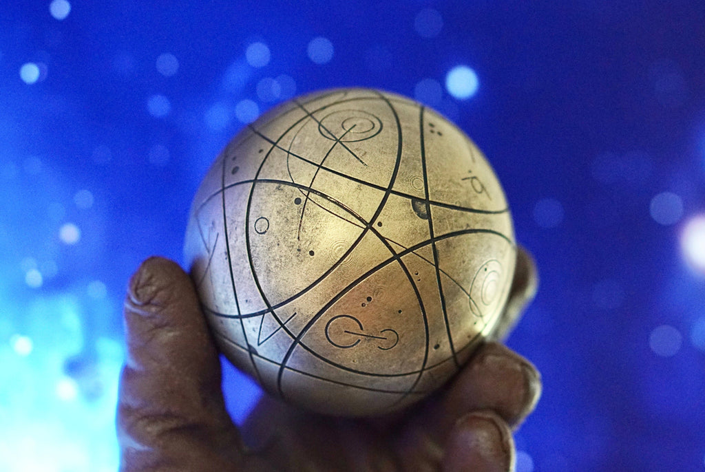 Ashoka Inspired Star Map - Sci-Fi Orb Map - WITH CUSTOM STAND -