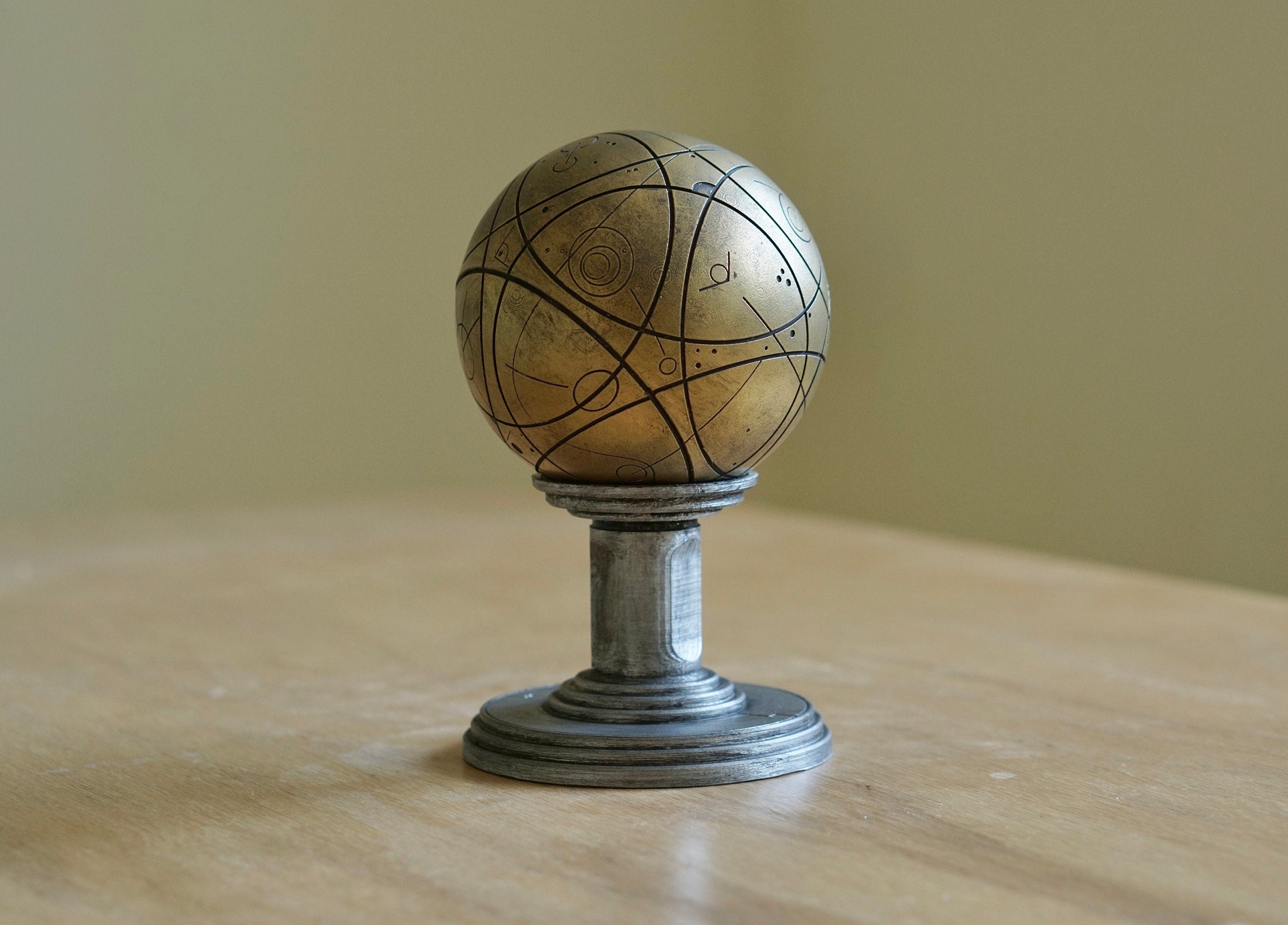 Ashoka Inspired Star Map - Sci-Fi Orb Map - WITH CUSTOM STAND -