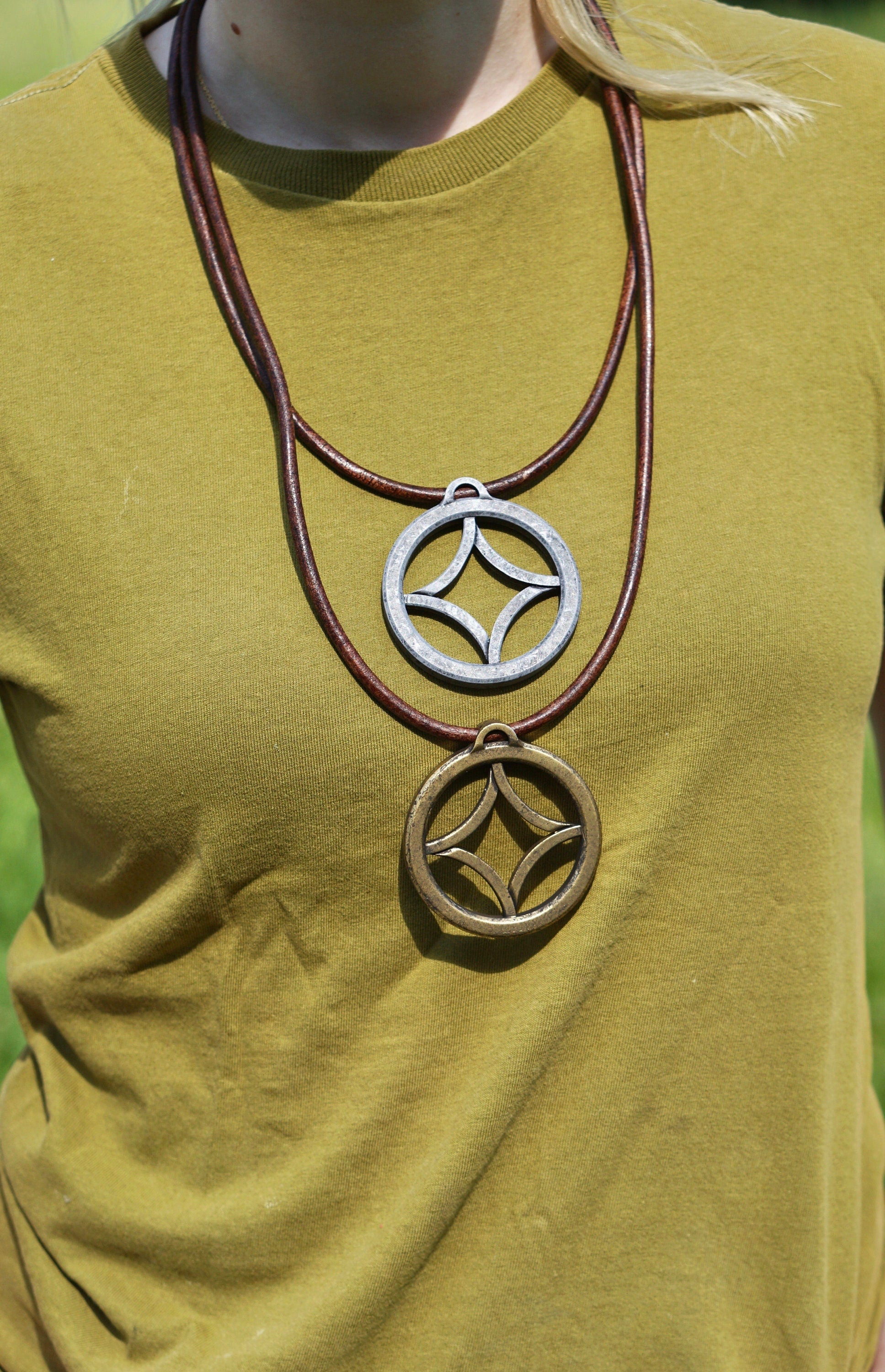 Caeser Inspired Window emblem Necklace, Apes movie Prop, Apes Window Prop,