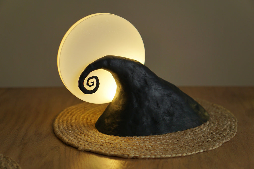 Nightmare Before Christmas Lamp - Spiral Hill Desk Lamp -