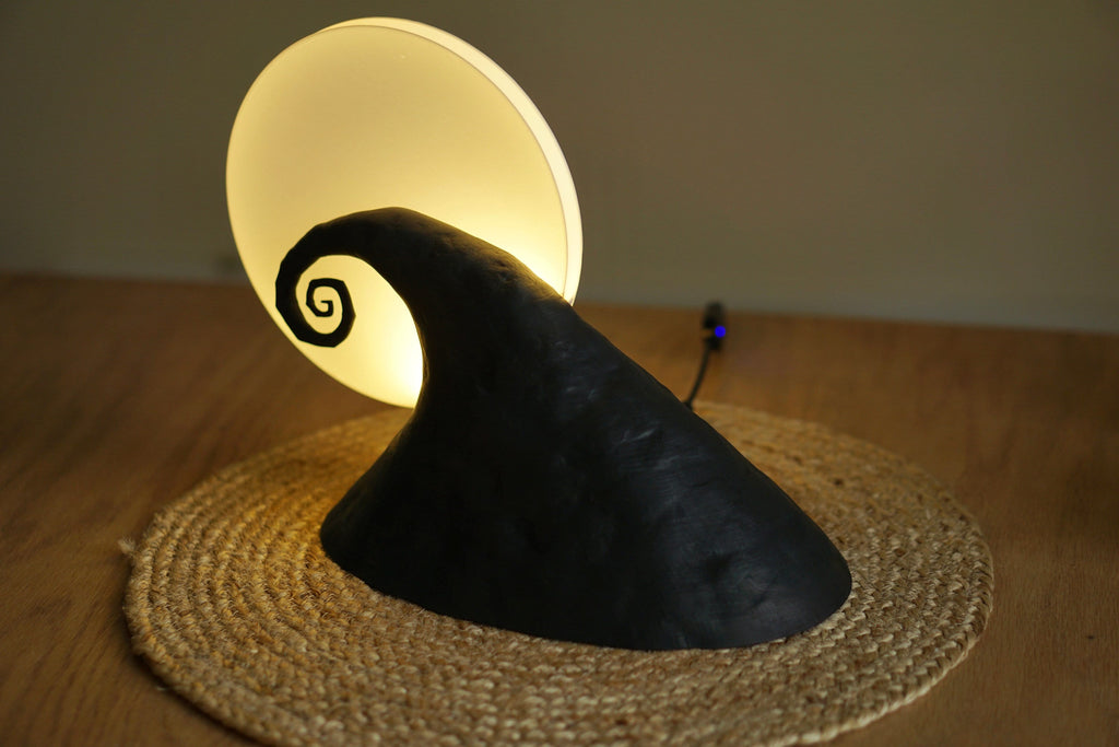 Nightmare Before Christmas Lamp - Spiral Hill Desk Lamp -