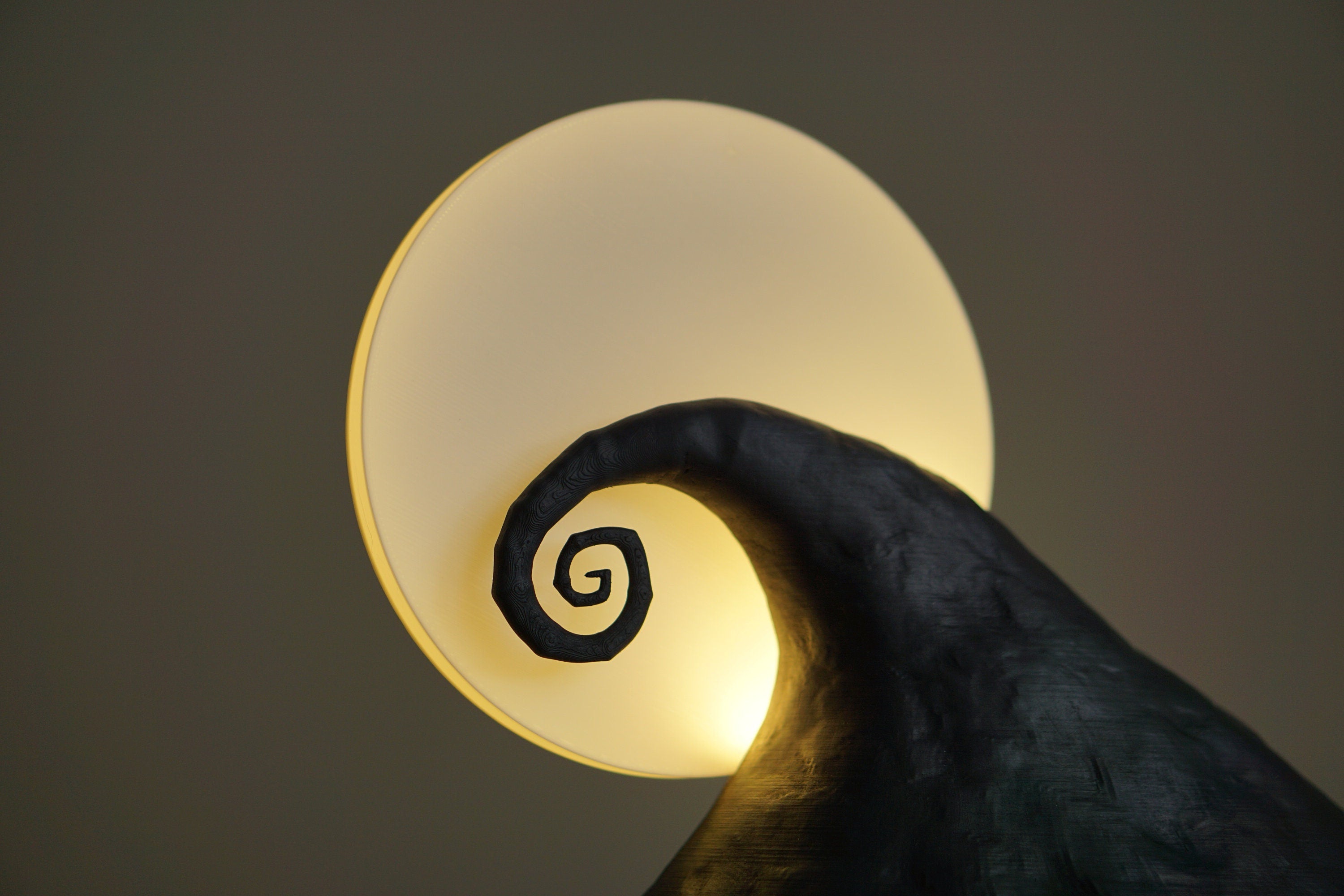 Nightmare Before Christmas Lamp - Spiral Hill Desk Lamp -