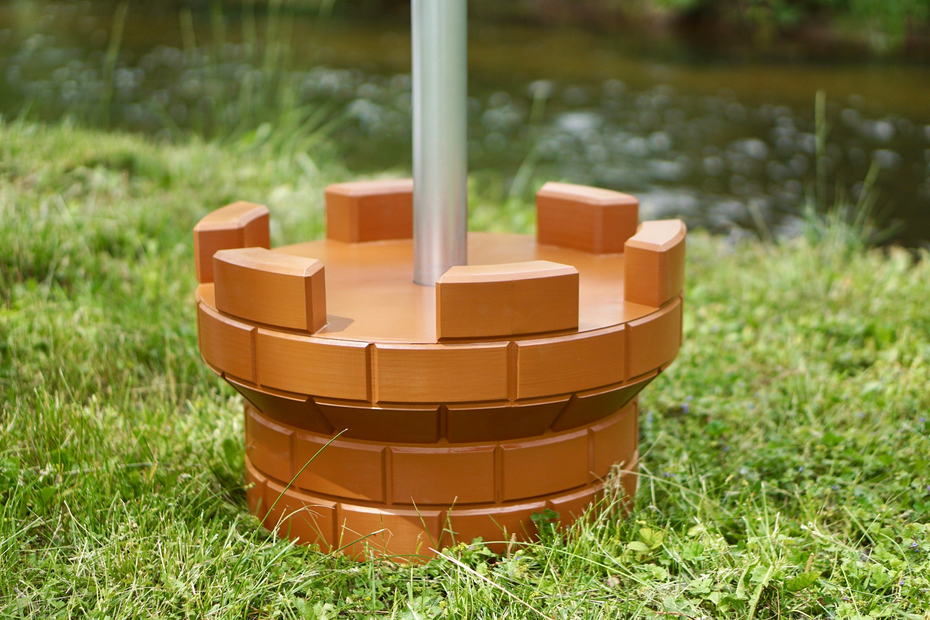 Giant Mario Tower Flag Pole - Mario Flag Pole Prop -