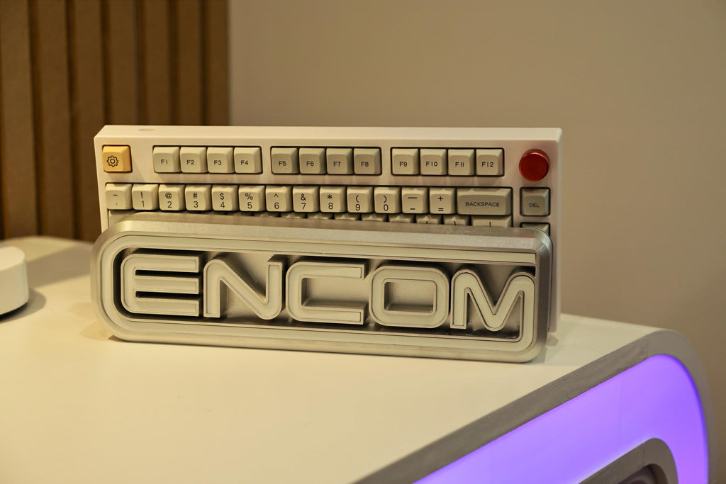 Tron Inspired Encom Sign - Encom LED sign-