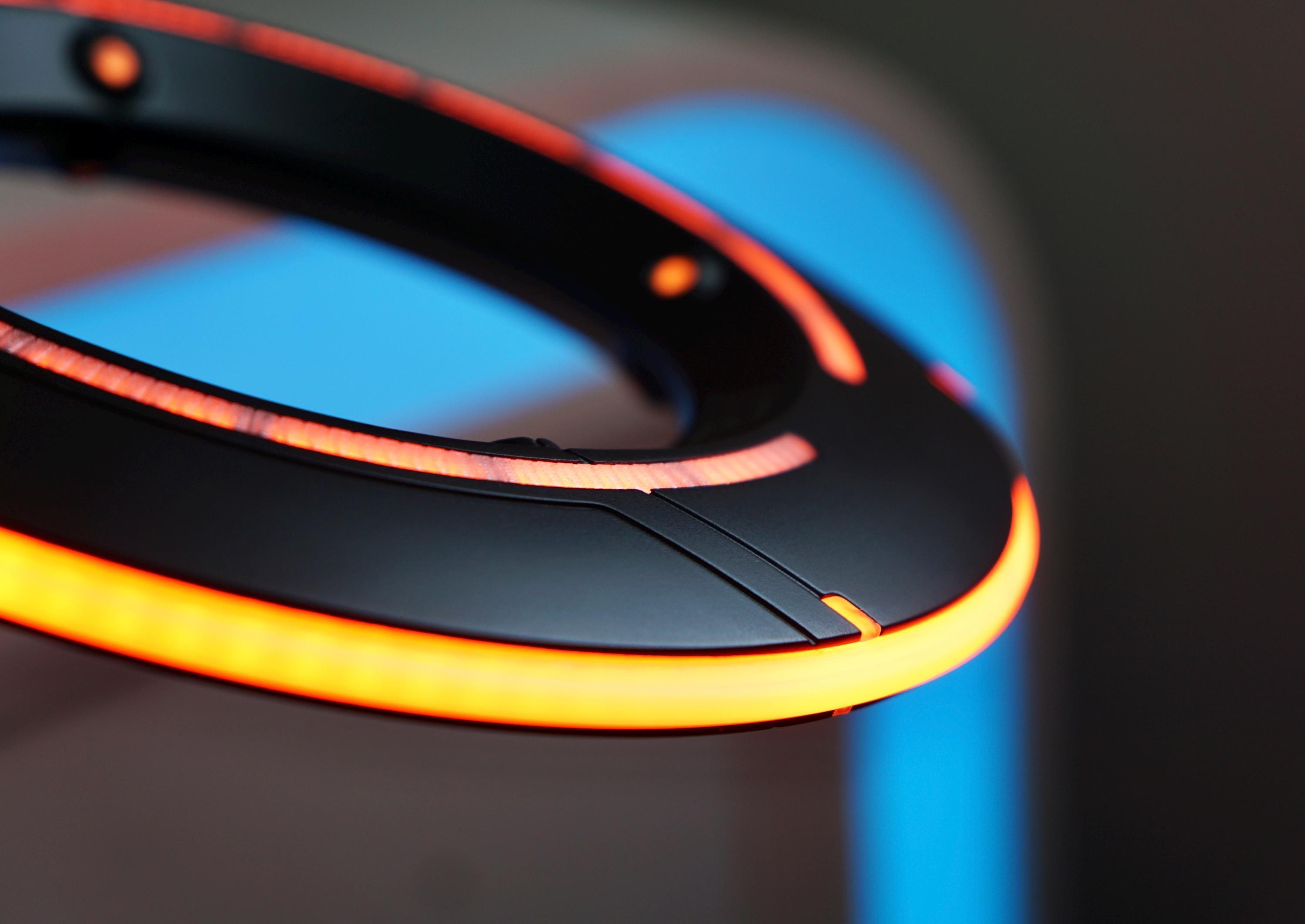 Tron Disc 3.0, Ultra Premium - LED light up Tron Legacy Identity Disc - LIGHTS & SOUNDS - usb-c rechargeable - Now with Tron Ares Color  -