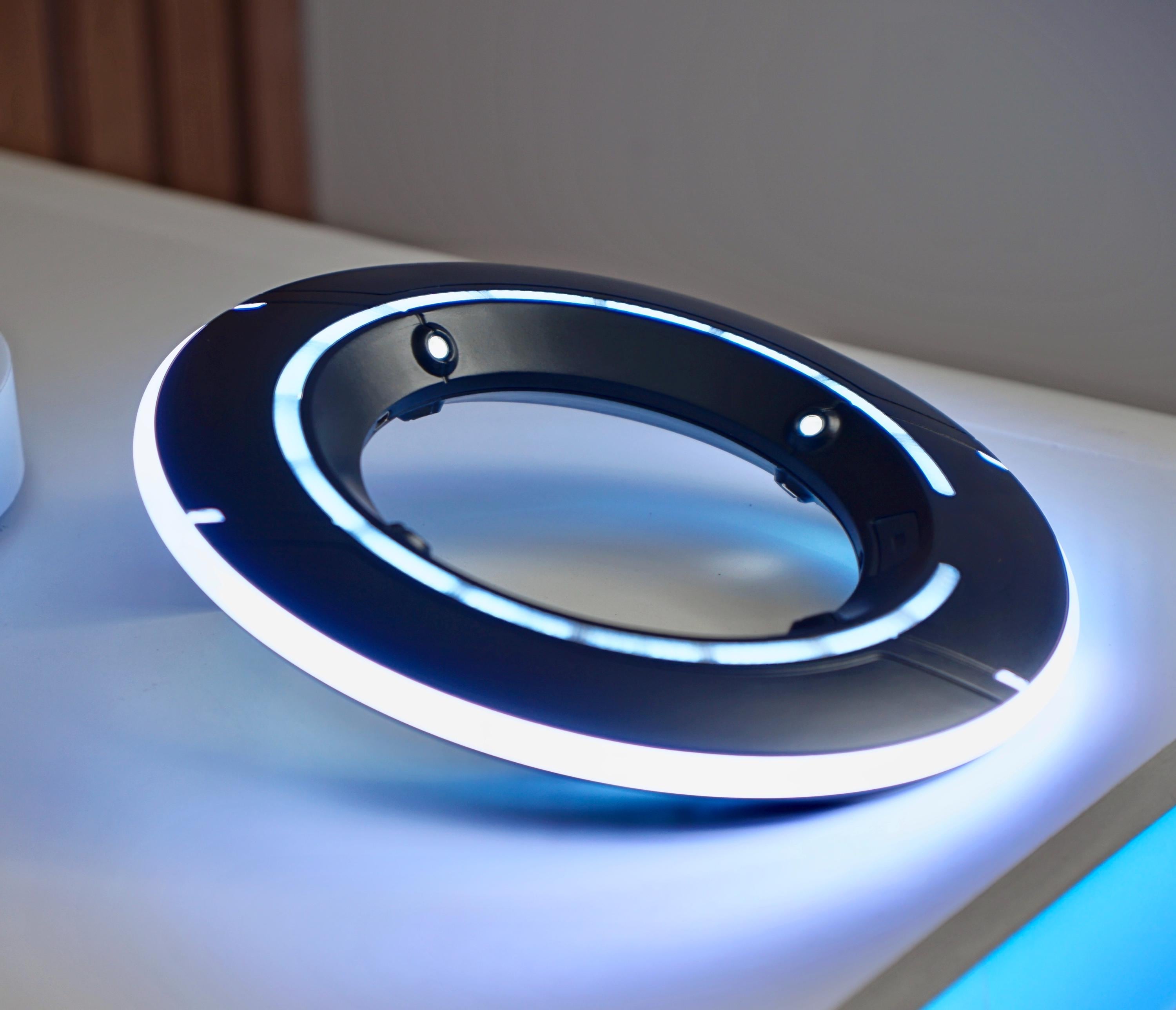Tron Disc 3.0, Ultra Premium - LED light up Tron Legacy Identity Disc - LIGHTS & SOUNDS - usb-c rechargeable - Now with Tron Ares Color  -